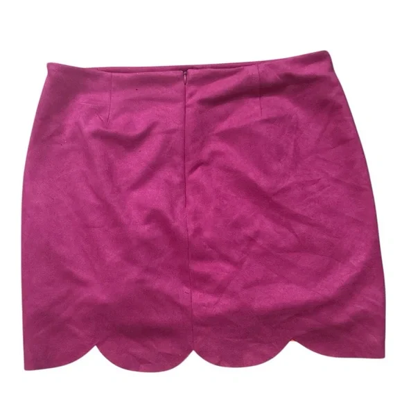 Colorblock Pink & Orange Mini Skirt - Picture 6 of 7